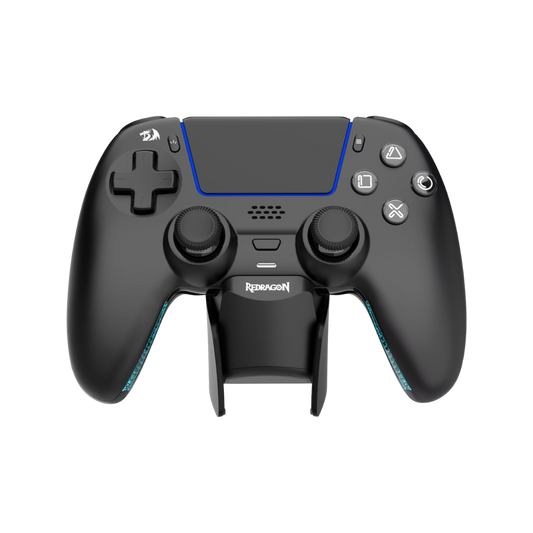 Redragon wargrip g831 wireless gamingpad for ps5 hall effect joystick trigger mechanical d-pad macro with charger dock
