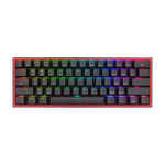 Redragon K616 Fizz Pro 60% Wirless /Wired RGB Gaming Keyboard, 61 Keys Compact Mechanical Keyboard Black, Linear Red Switch, Pro Driver/Software Supported - - Fun Touch Shop