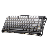 GravaStar Mercury K1 75% Wireless Mechanical Gaming Keyboard, Aluminum Alloy, Gasket Compact Custom Keyboard Hot-Swap Socket, Linear Switches, RGB Backlit - Gradient Black