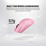 FANTECH TANTOE WG13E Wireless Mouse Three-mode switching and Magnetic Rechargeable Dock PixArt PAW3311 Up to 45 hours Macro Mic - Black - - Fun Touch Shop