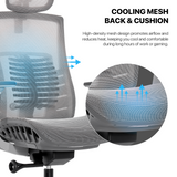 FANTECH OC1 PRO Ergonomic Office Chair White
