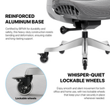 FANTECH OC1 PRO Ergonomic Office Chair White