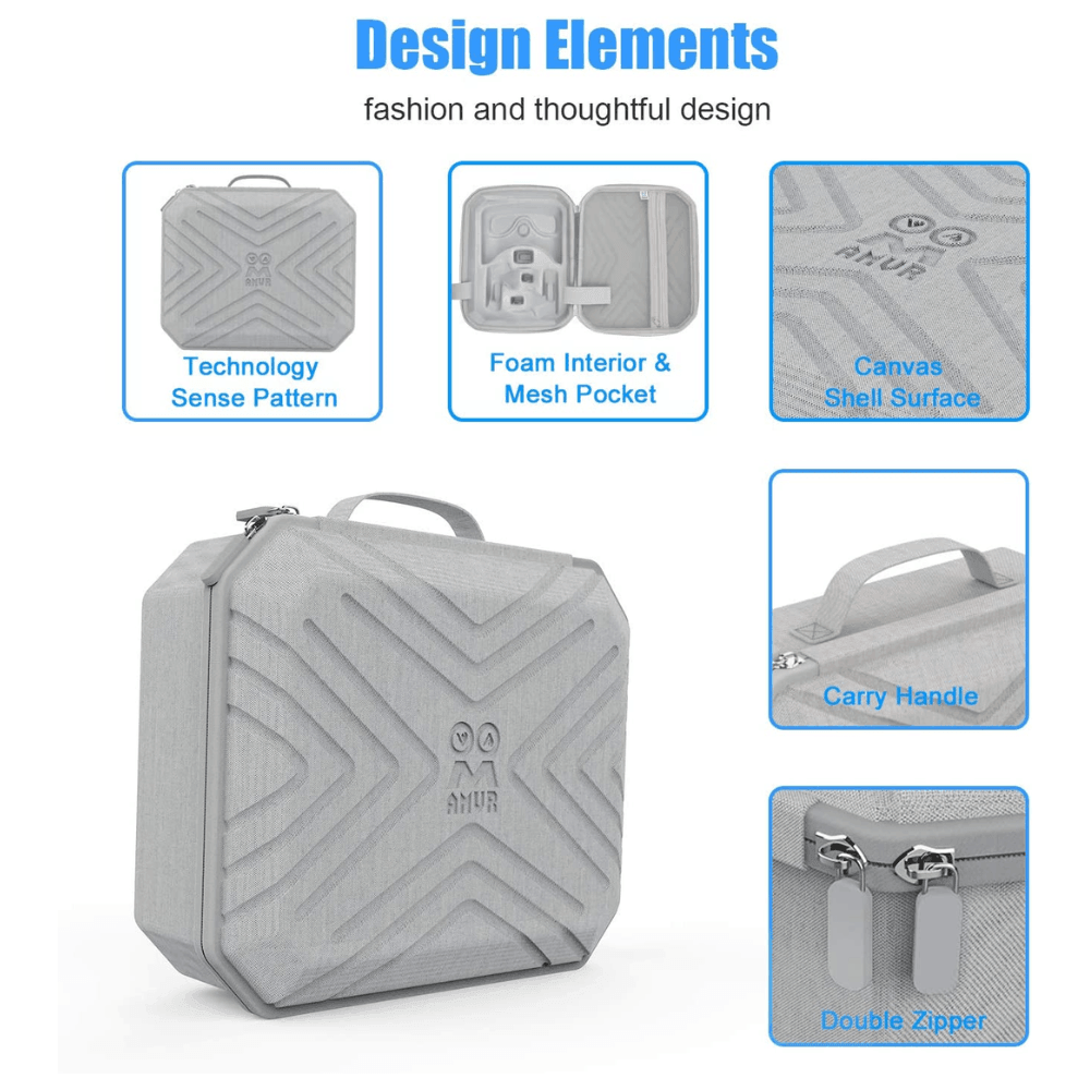 Amvr travel case for meta quest 2