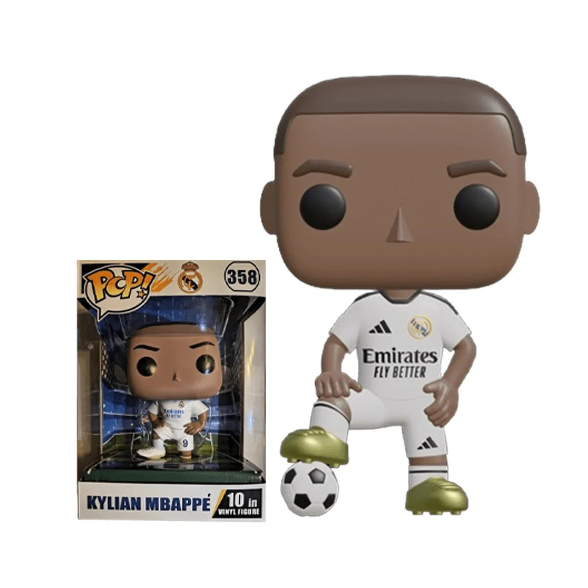 Action figure football players funko pop kylian mbappe 25cm - anime figures