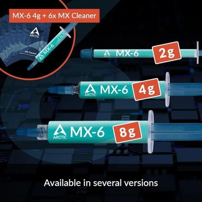 Arctic mx-6 (4 g incl. 6 mx cleaner) - ultimate performance thermal paste heat