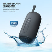 FANTECH BS159 True Wireless RMS Speaker TWS Deep Bass 10W 57mm Driver 4-Way Connectivity BT TF Card USB RGB Portable Speaker - Black - - Fun Touch Shop