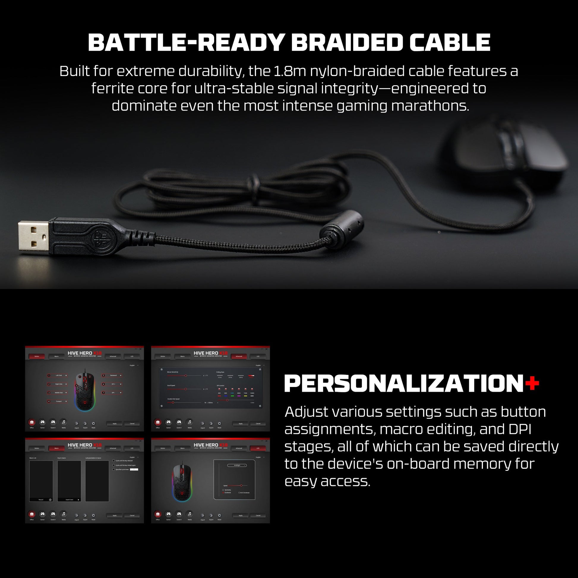 Fantech HERO X18 Gaming Mouse RGB White - - Fun Touch Shop