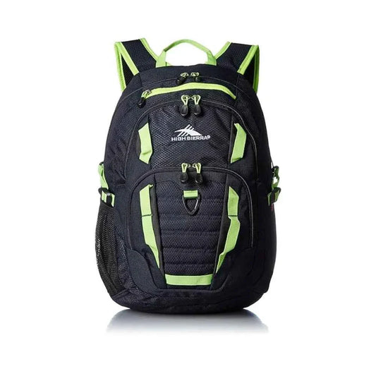 High sierra backpack hs ryler midnight blue/black/lime backpacks