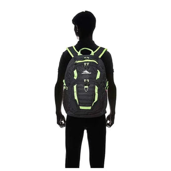 High sierra backpack hs ryler midnight blue/black/lime backpacks