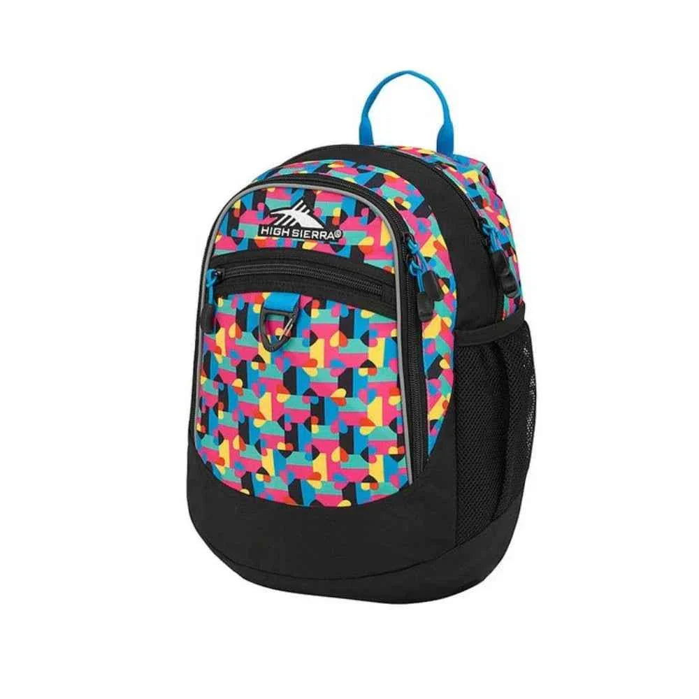 High sierra fat boy backpack heart throp/black/pool backpacks