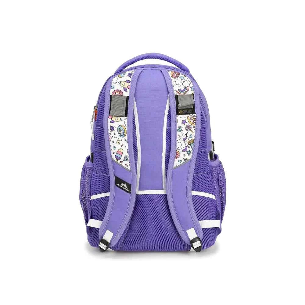 High sierra swerve backpack lavender/sweet cakes/white backpacks