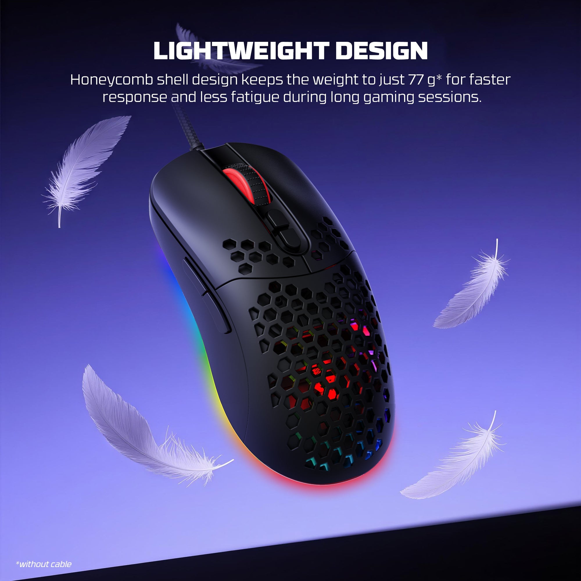 Fantech HERO X18 Gaming Mouse RGB White - - Fun Touch Shop