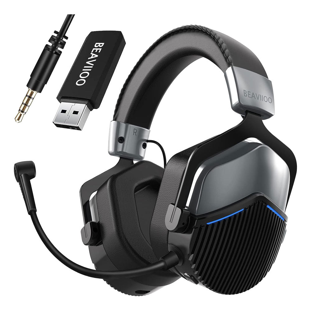 BEAVIIOO 5.8G Wireless Gaming Headset for PS4/PS5/PC JOD 35