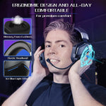 BEAVIIOO 5.8G Wireless Gaming Headset for PS4/PS5/PC Audio 35 JOD