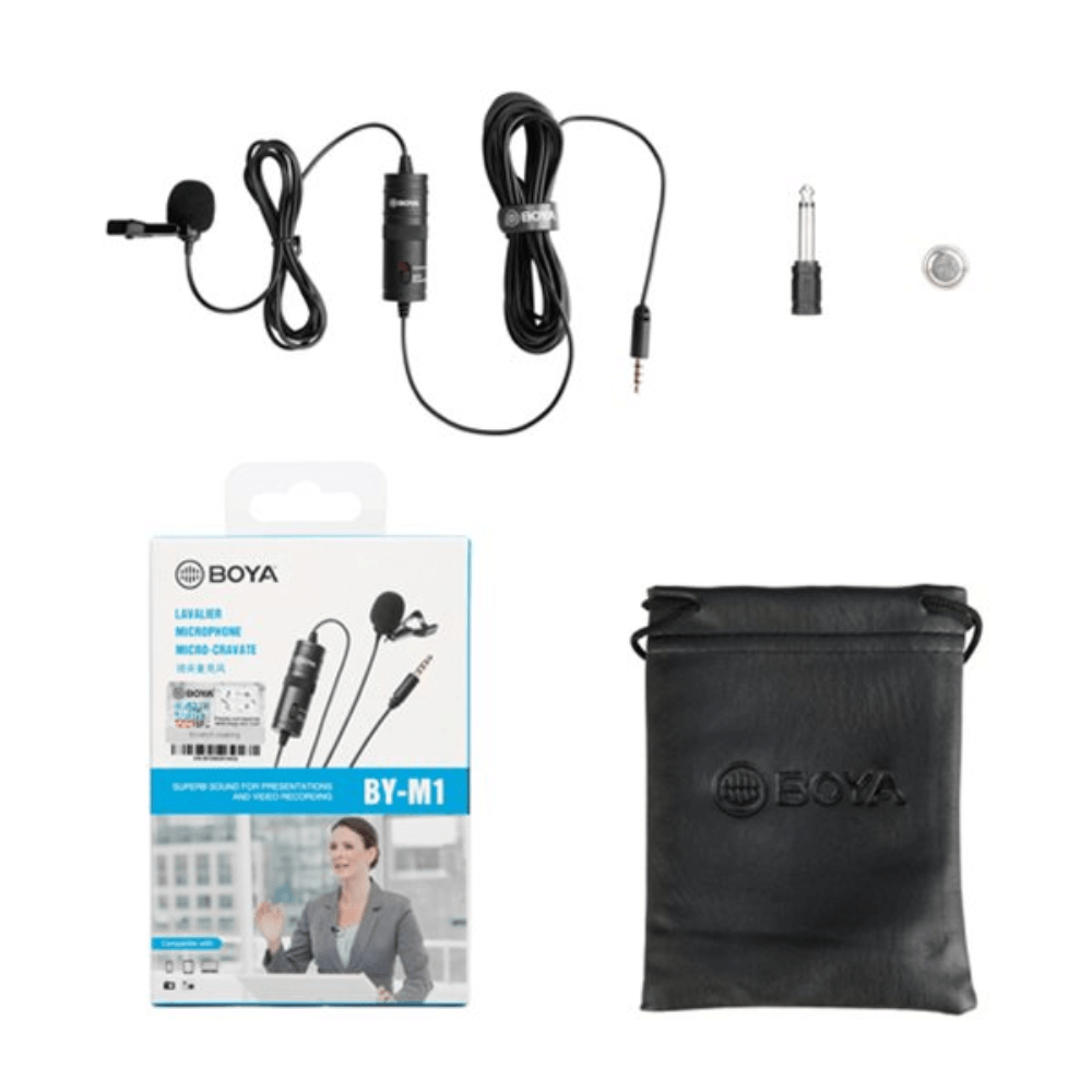 BOYA BY M1 Omnidirectional Lavalier Microphone Streaming