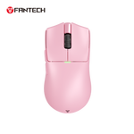 FANTECH TANTOE WG13E Wireless Mouse Three-mode switching and Magnetic Rechargeable Dock PixArt PAW3311 Up to 45 hours Macro Mic - Pink - - Fun Touch Shop