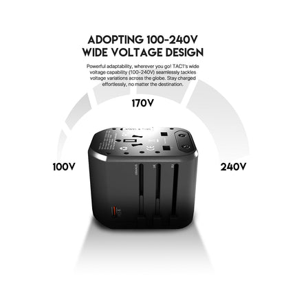 Fantech tac1 power cube travel multi adapter