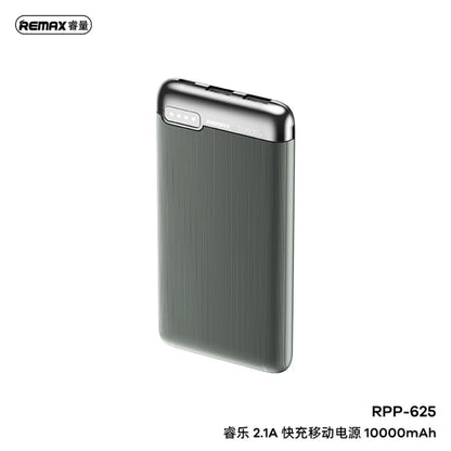 Remax rpp-625 power bank 10000mah fast charging solution - grey - cables & chargers | power bank