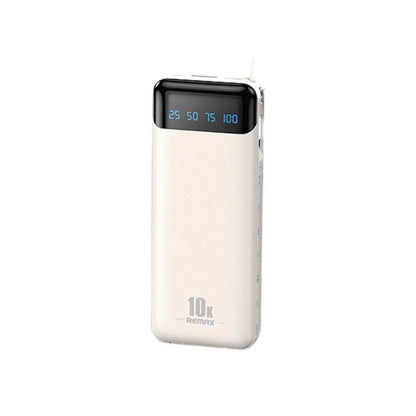 Remax rpp-86 jans ii series 2a cabled power bank - white - cables & chargers | power bank