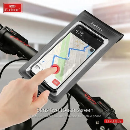Earldom eh169 bike handlebar phone holder pouch bag waterproof