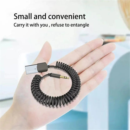 Earldom et-m64 fashionable design aluminum alloy 3.5mm aux bt5.0 car usb