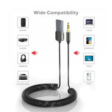 Earldom et-m64 fashionable design aluminum alloy 3.5mm aux bt5.0 car usb