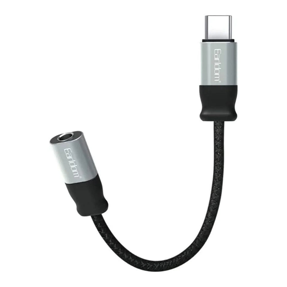 Earldom et-ot51 type-c to 3.5mm aux & headset adapter