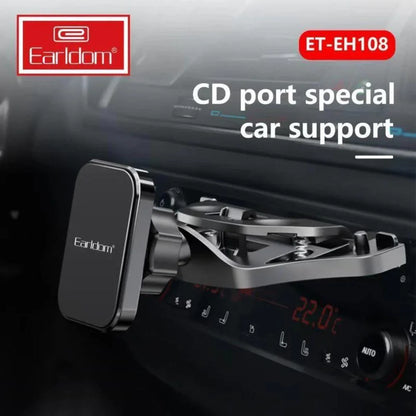 Earldom® universal magnetic auto cd port holder eh108