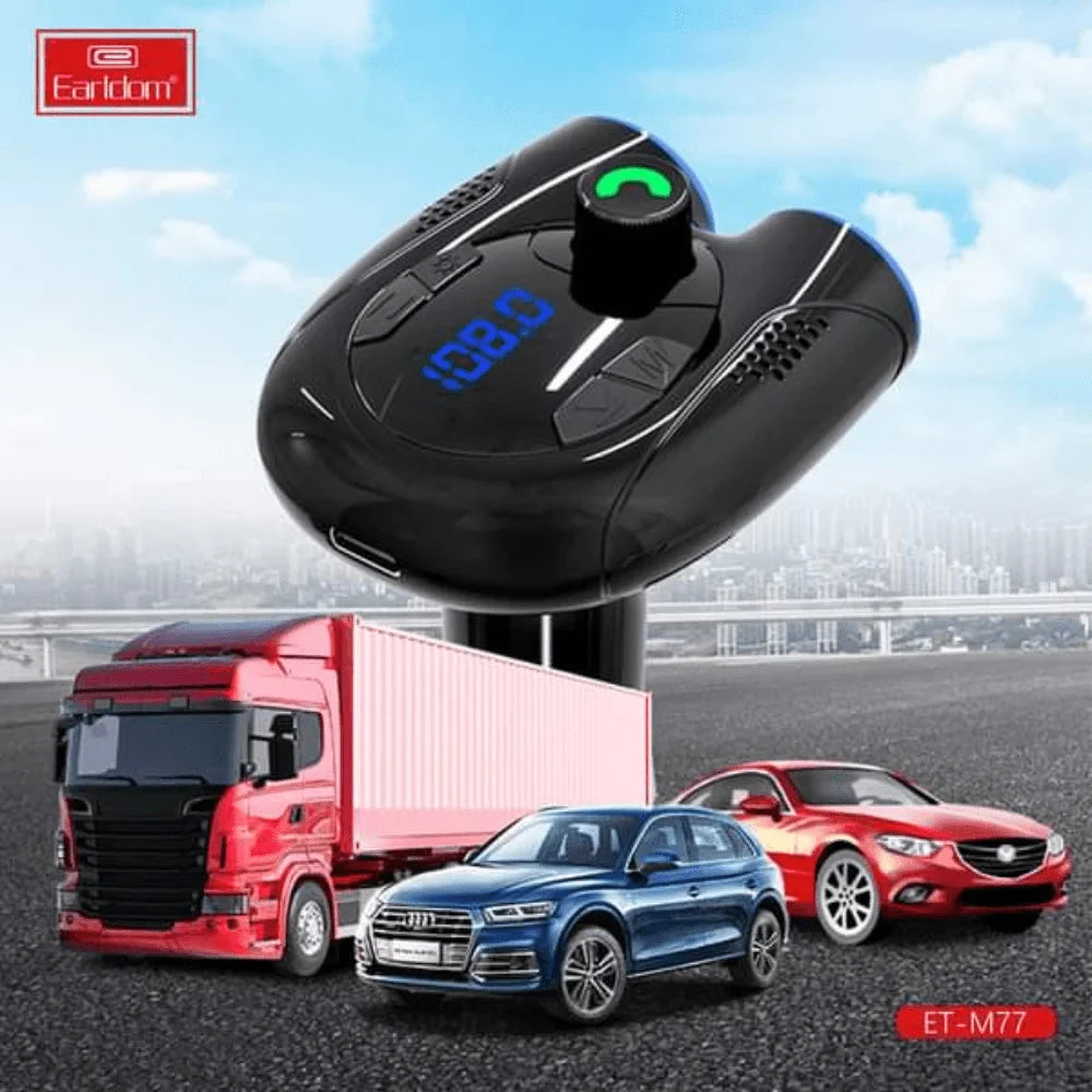 Earldom wireless car kit 2 usb and bluetooth auditory feast et-m77