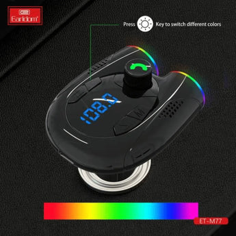 Earldom wireless car kit 2 usb and bluetooth auditory feast et-m77