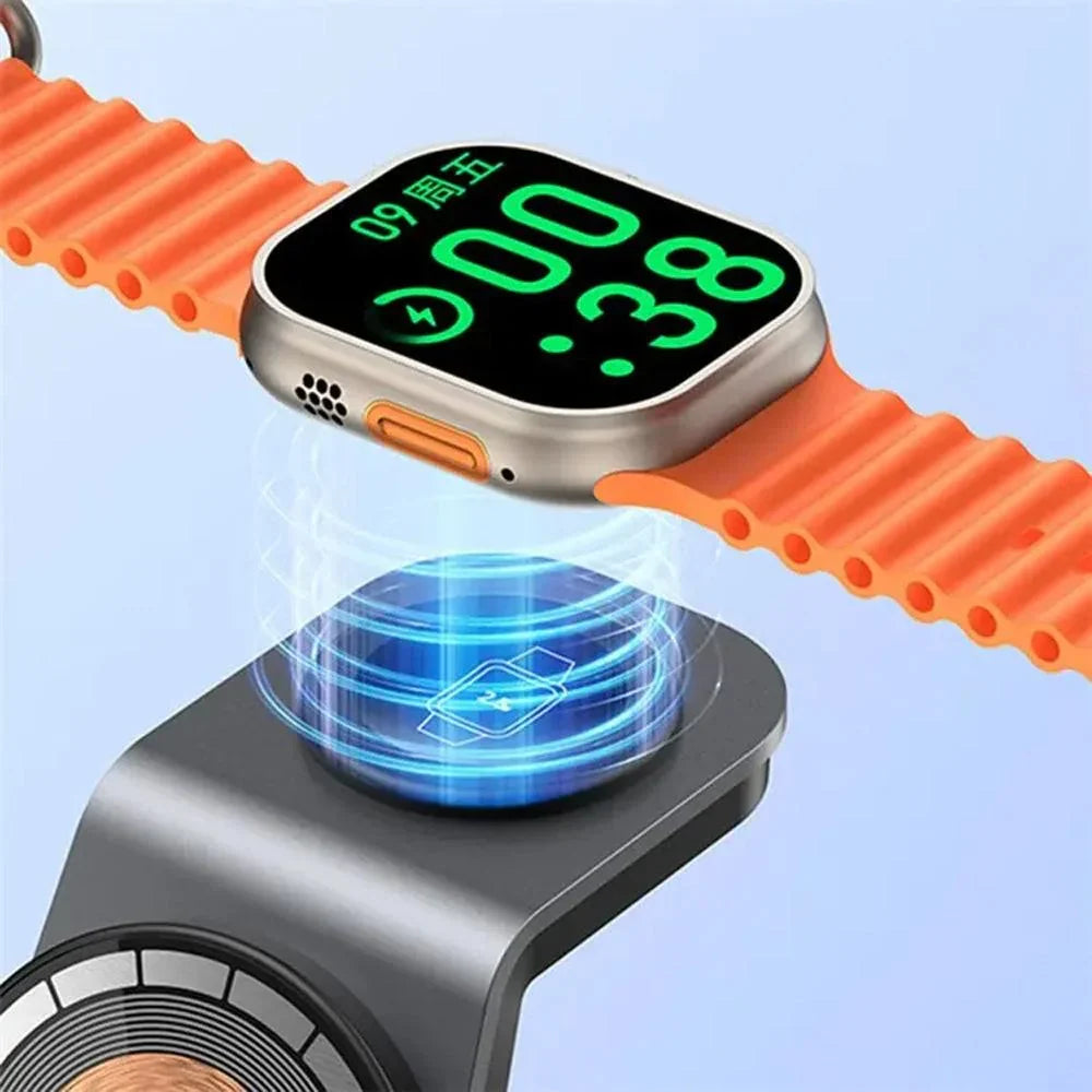 Remax rp-w85 magnetic 3 in 1 wireless charging holder