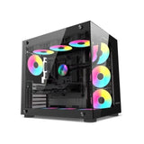 Case aoczhta with 7 fan argb desktop computer & server cases