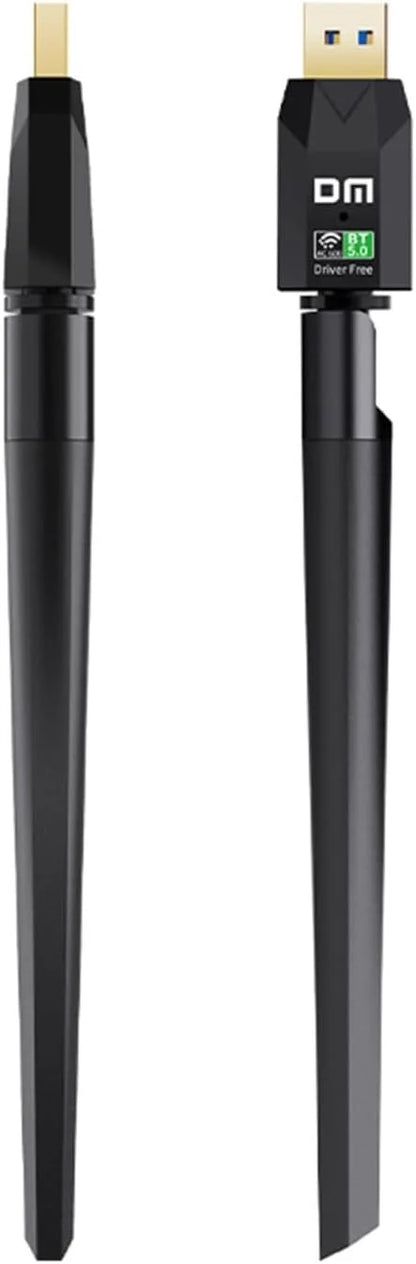 Dm ad087 bluetooth 5.0 adapter - 600mbps dual band wifi transceiver access