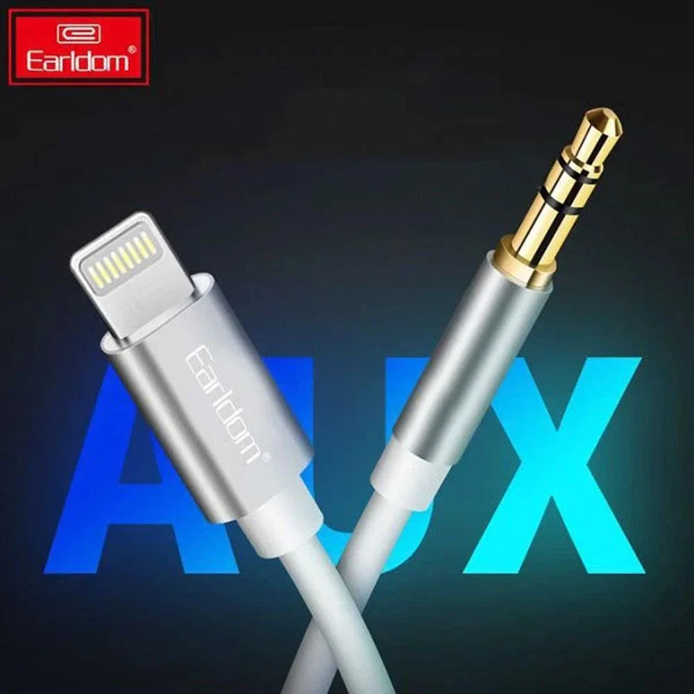 Earldom aux-22 | 1 lightning and 1 3.5 speaker out cable