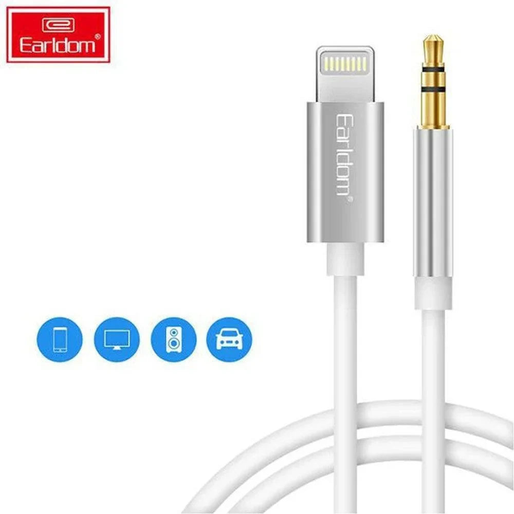 Earldom aux-22 | 1 lightning and 1 3.5 speaker out cable