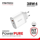 Fantech cwq202 powerpure usb charger (pd + qc)