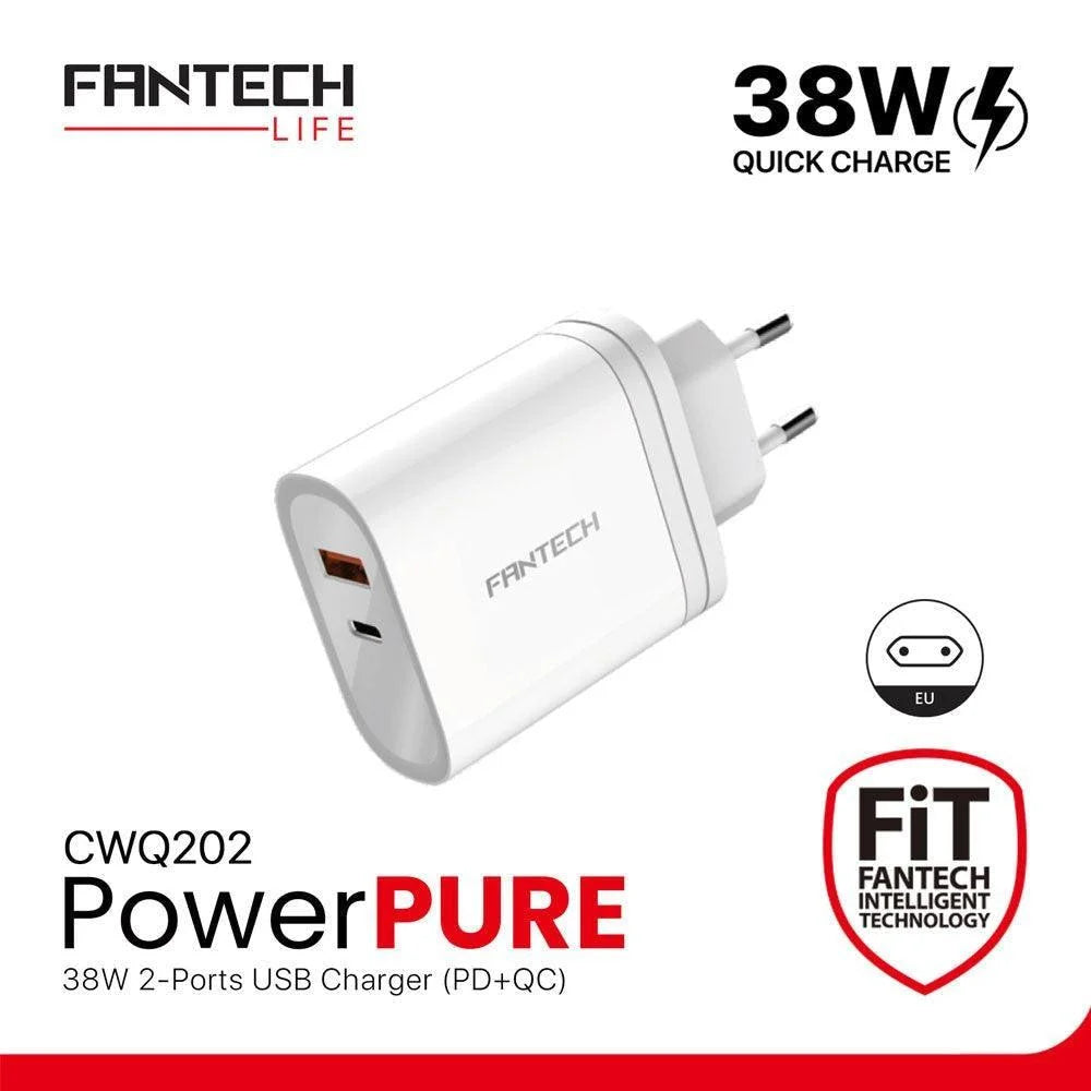 Fantech cwq202 powerpure usb charger (pd + qc)