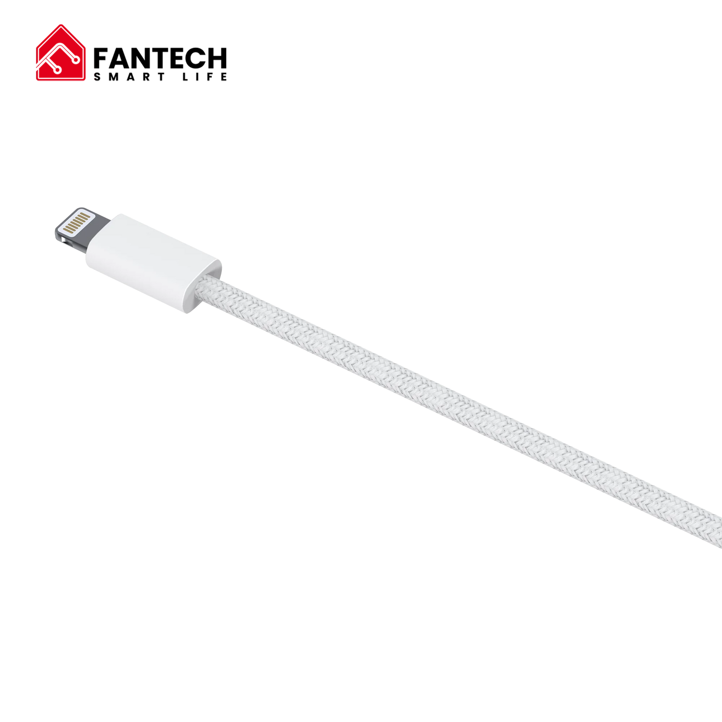 Fantech pk202 20w fast charging plug usb c braided cable power delivery