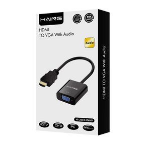 Haing hdmi to vga with audio high quality