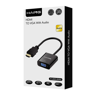 Haing hdmi to vga with audio high quality