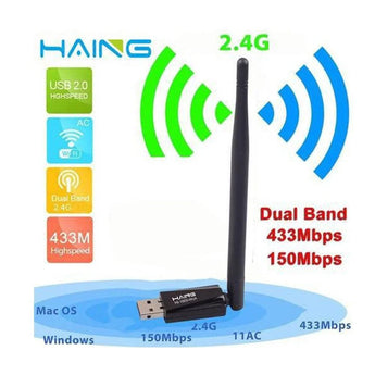 Haing hi-1600-wua usb wifi wireless adapter 600mbps