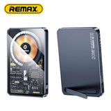 Remax pd20w + qc22.5w magnetic wireless charging power bank 10000mah