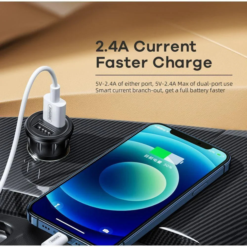 Remax vanguard rcc236 2.4a car charger