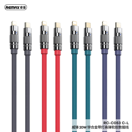 Remax wefon series 20w zinc | type c-lightning