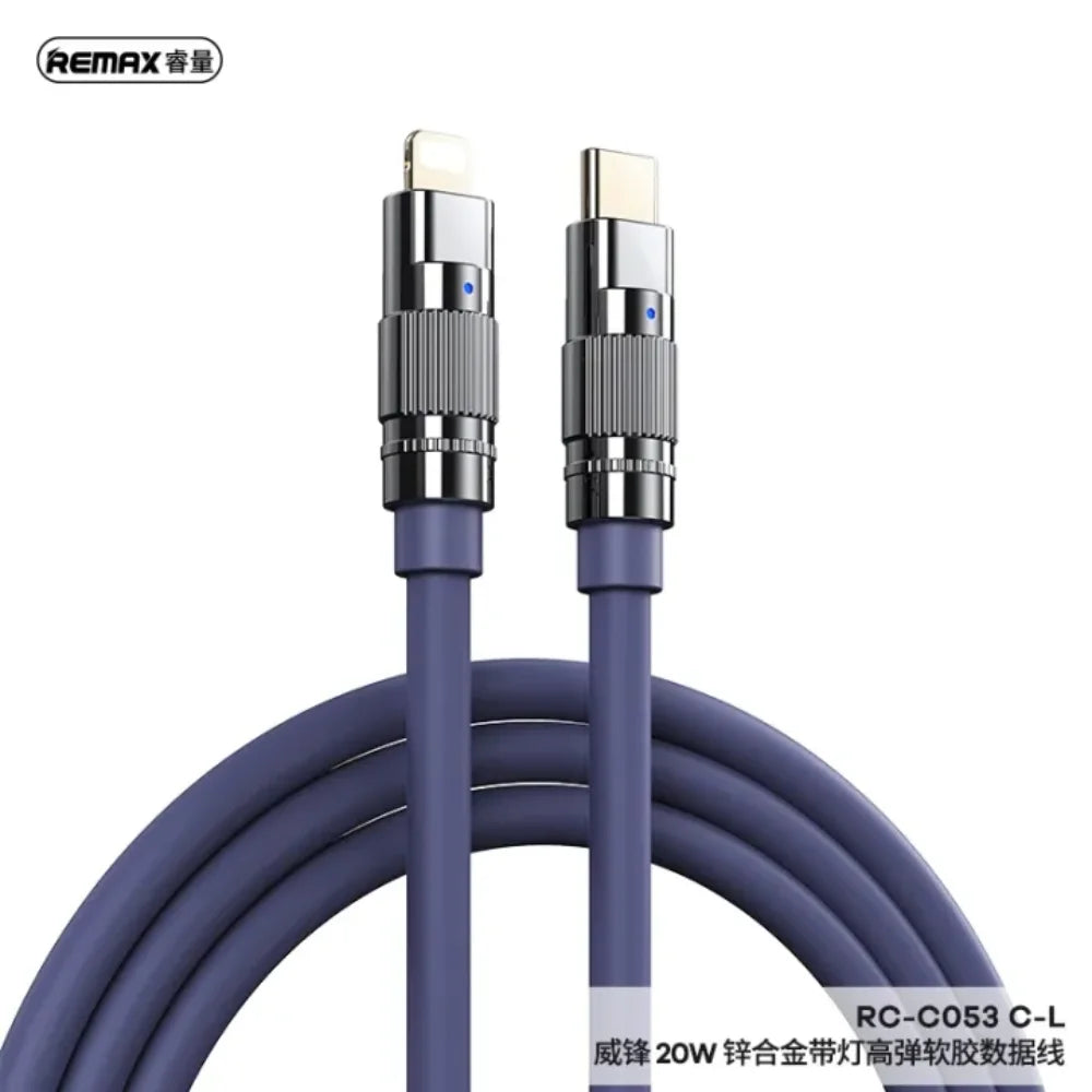Remax wefon series 20w zinc | type c-lightning