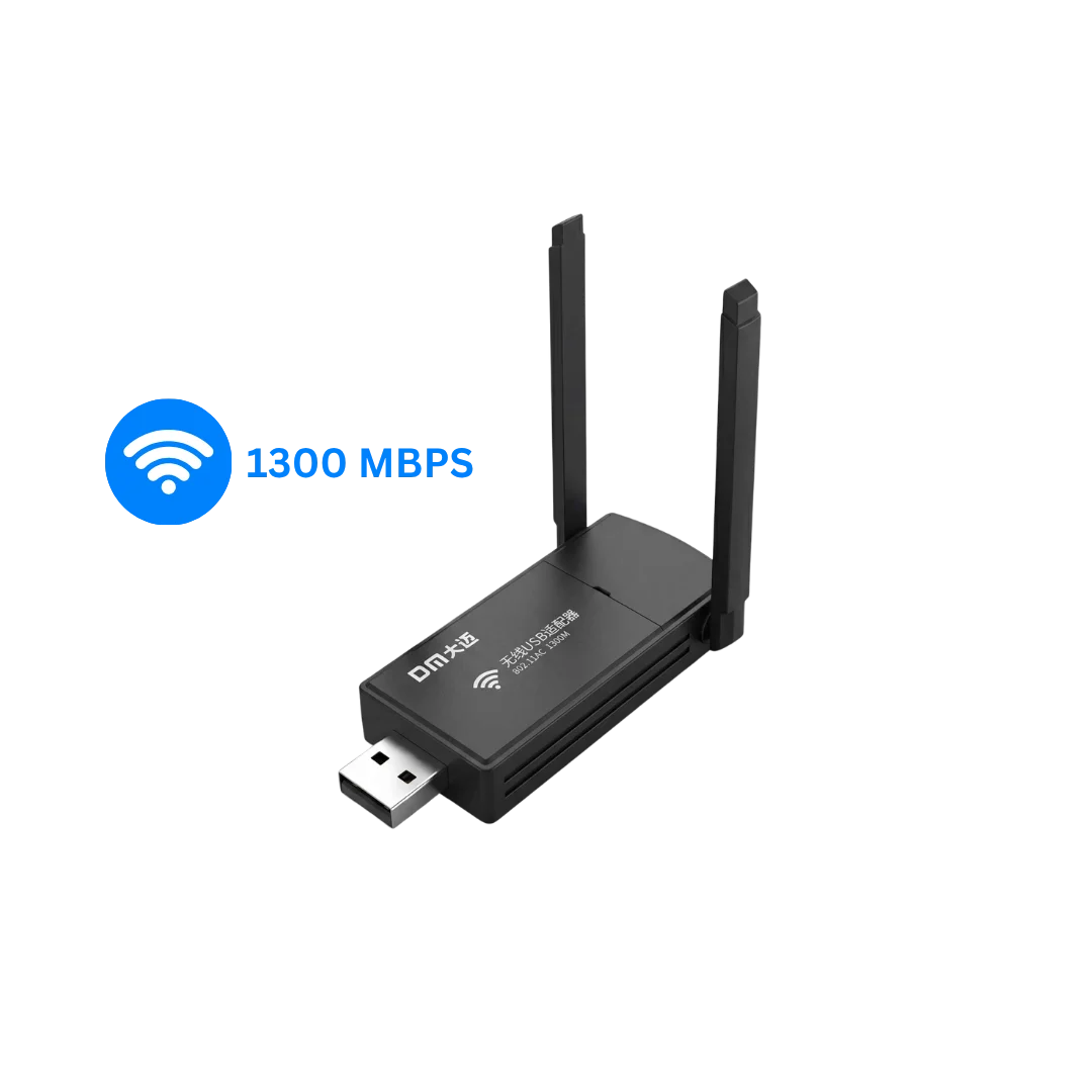 Wifi adapter dm ad085 usb 2.0 high speed 1300mbps wireless adapter for pc