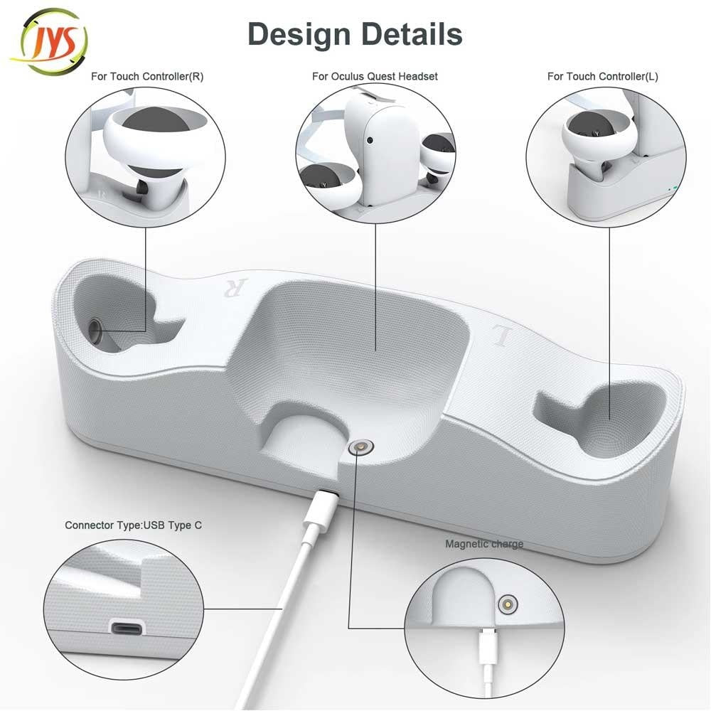 Charging station and display stand for oculus quest 2 jys-oc003 - Fun Touch
