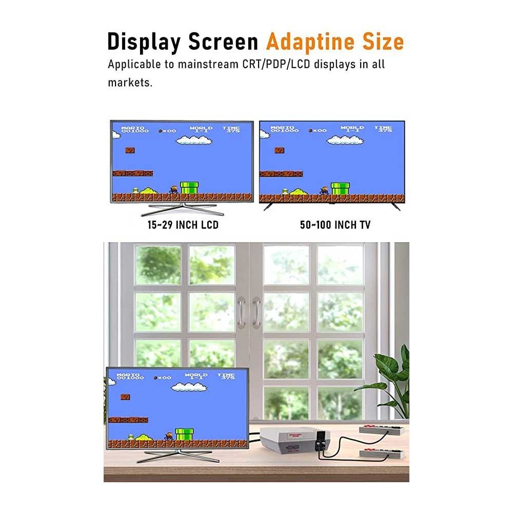 Classic Retro Game Console Mini Video Game Consoles with 620 Games AV Output