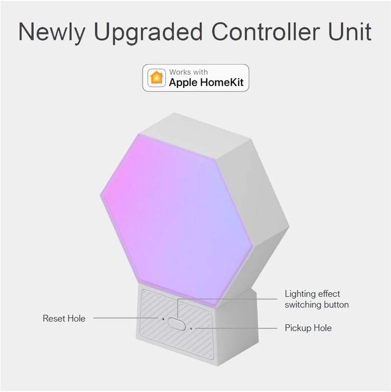 Cololight Lifesmart Cololight Plus Kit Wifi Color Changing Led Lights 7 Panels