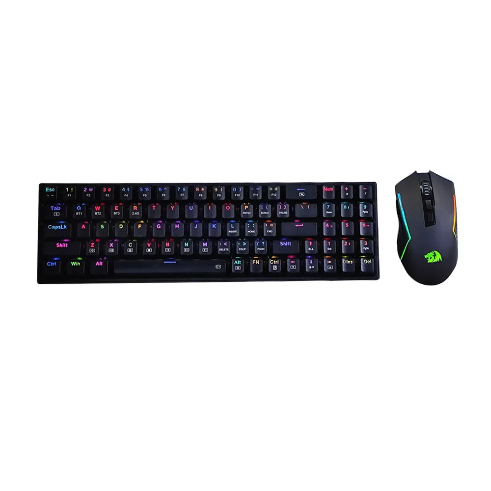 Combo redragon 2 en 1 pollux + trident s136 black spanish